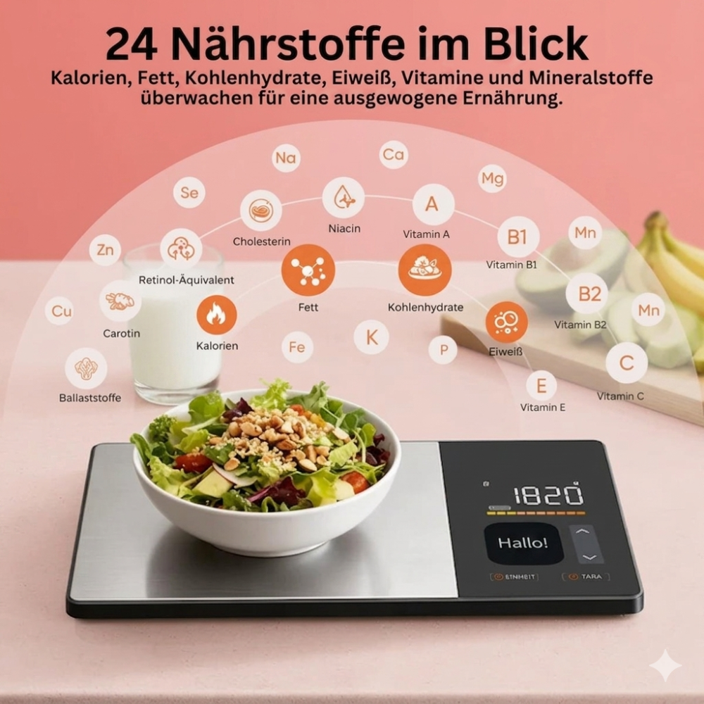 Smarte Ernährungswaage