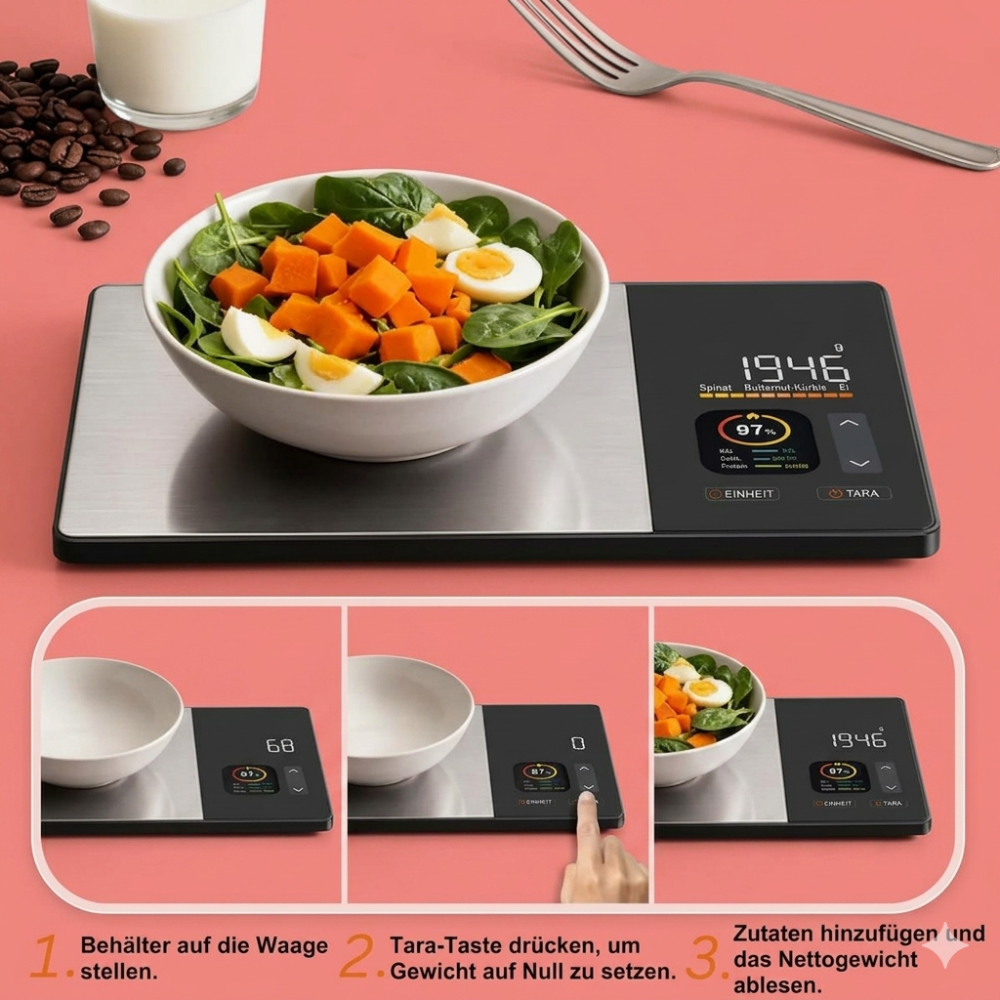Smarte Ernährungswaage